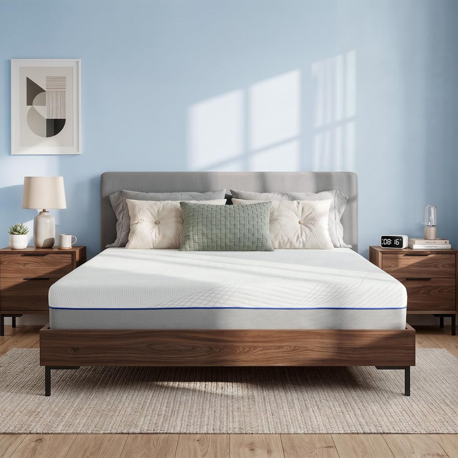 Memory Foam Mattress In A Box Queen - Queen Size Mattress 12 inch Memory