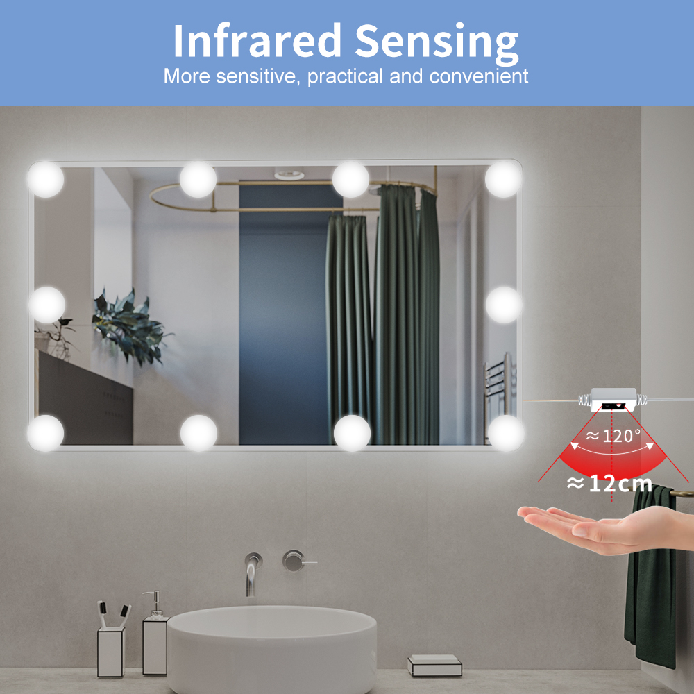 Makeup Mirror Light Vanity Han - Dressing Table Vanity With Lighted Mirror review and price