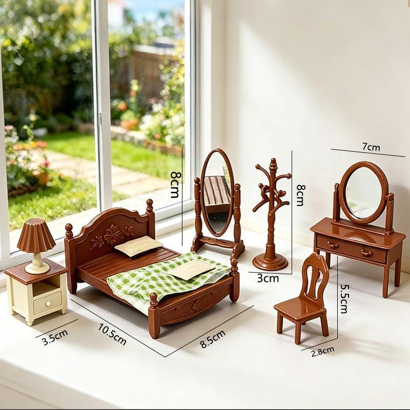 New Doll House Miniature Furni - Bedroom Furniture review and price