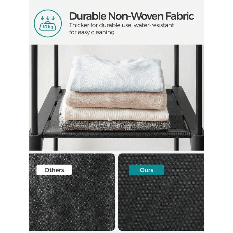 Black Closet Wardrobe, Portabl - Wardrobe Closet Portable Fabric Cover review and price