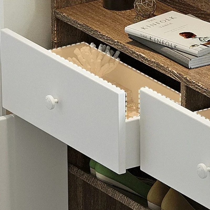 &Slim 20cm Shoe Cabinet Entryw - Shoe Rack Cabinet Narrow Entryway review and price