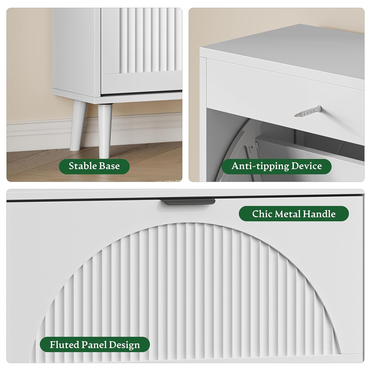 Shoe Cabinet 3 Flip Drawers, 5 - Shoe Rack Cabinet Narrow Entryway review and price