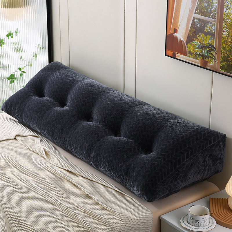 Bed Rest Pillow Solid Color La - Headboard Cushion Backrest Tatami review and price