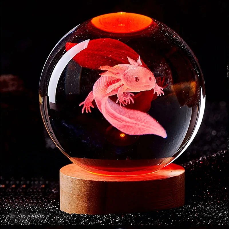 D2 3D Axolotl Lamp Engraved Cr - Floating Nightstand With Led Light review and price