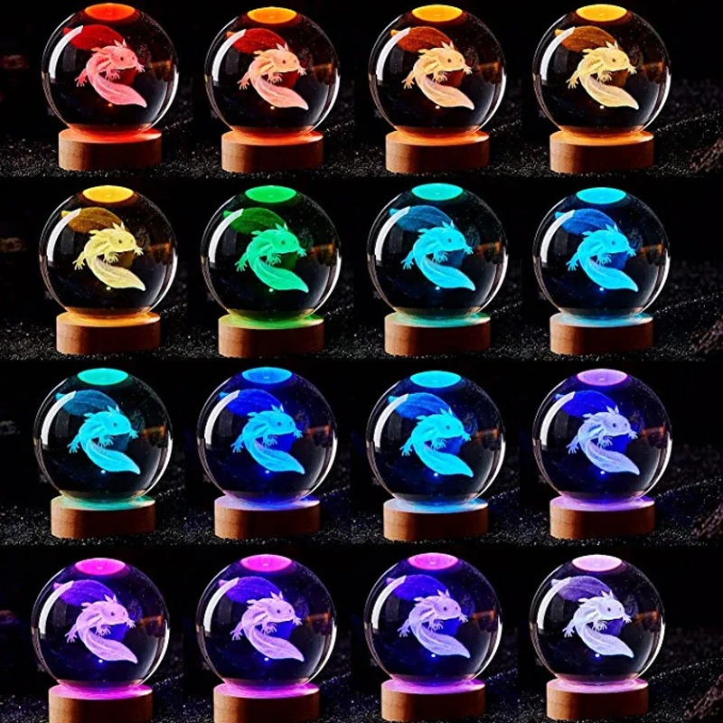 D2 3D Axolotl Lamp Engraved Cr - Floating Nightstand With Led Light review and price