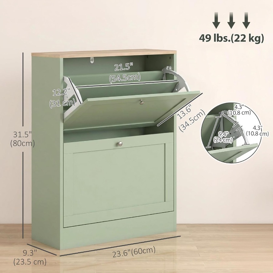 Entryway Shoe Storage Cabinet, - Shoe Rack Cabinet Narrow Entryway review and price