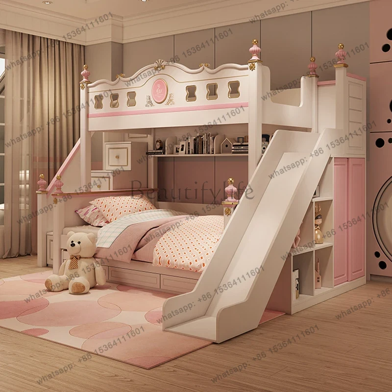 PG modern luxury bases master  - Bunk Bed With Stairs And Slide review and price