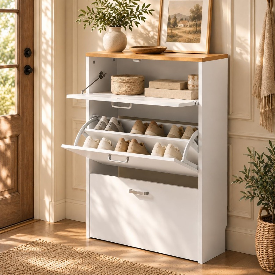 Shoe Cabinet Storage for Entry - Shoe Rack Cabinet Narrow Entryway review and price
