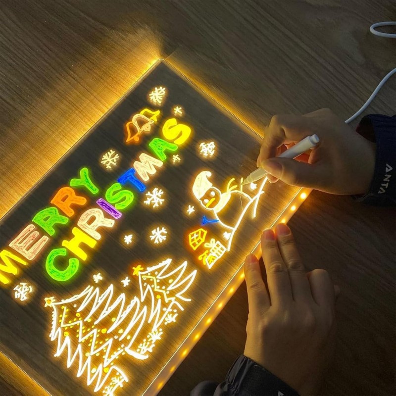 LED Note Board With Night Ligh - Floating Nightstand With Led Light review and price