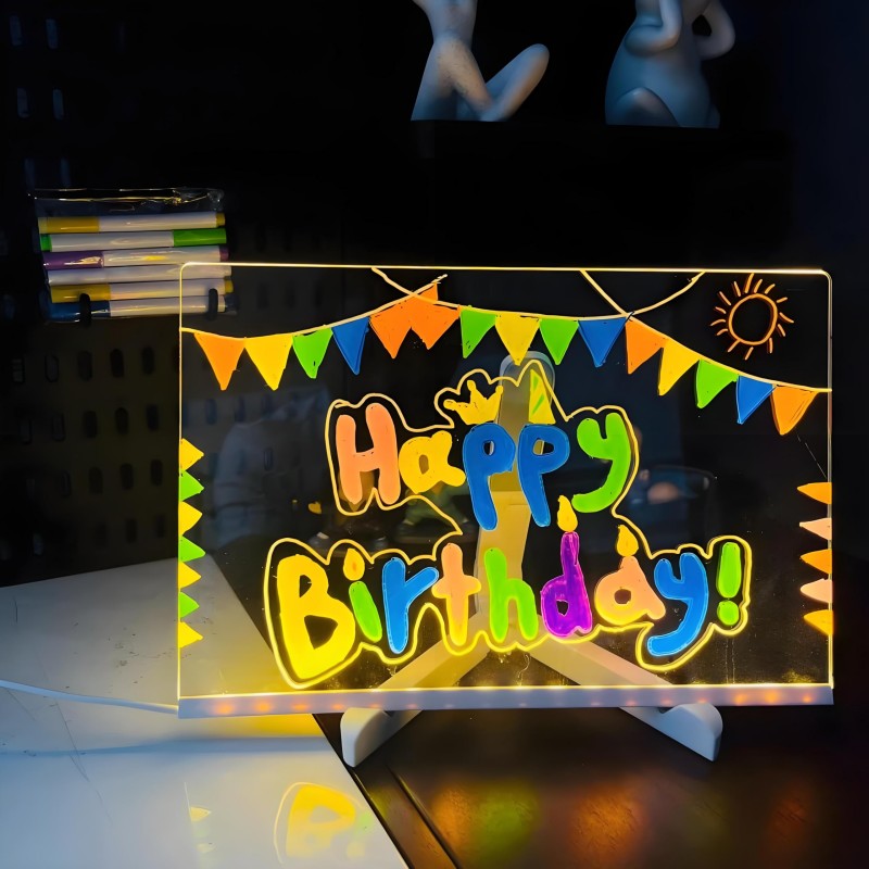 LED Note Board With Night Ligh - Floating Nightstand With Led Light review and price