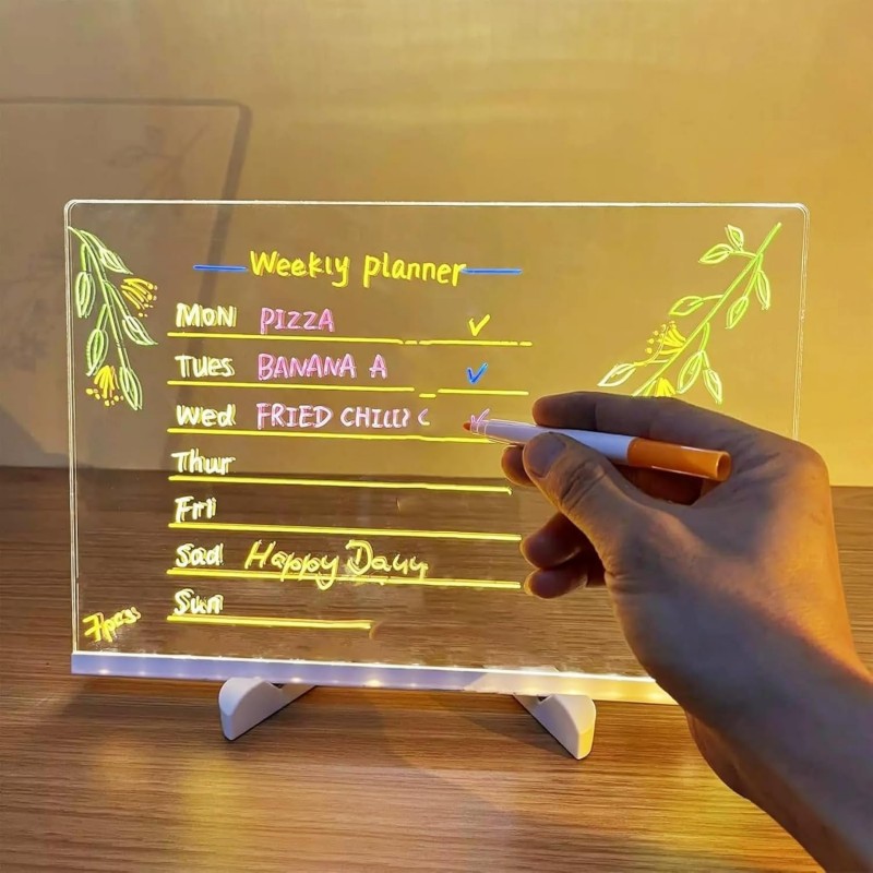 LED Note Board With Night Ligh - Floating Nightstand With Led Light review and price