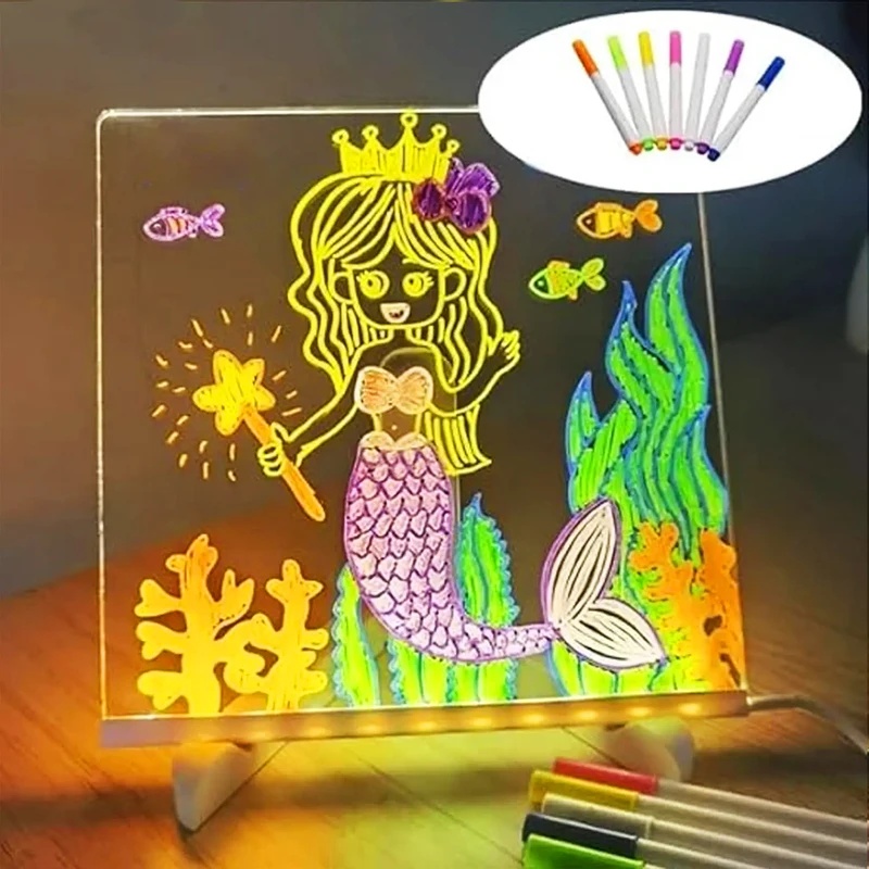 LED Note Board With Night Ligh - Floating Nightstand With Led Light review and price