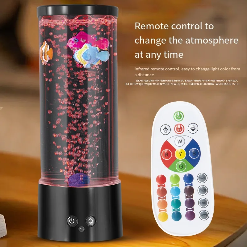 LED fish Lamp Ambient Night Li - Floating Nightstand With Led Light review and price