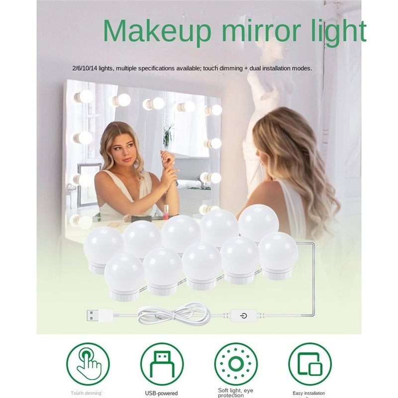 USB Rechargeable LED Vanity Li - Dressing Table Vanity With Lighted Mirror review and price