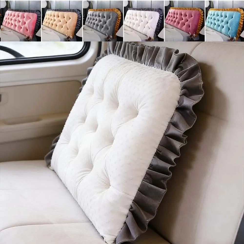 Ruffled Edge Headboard Pillow  - Headboard Cushion Backrest Tatami review and price