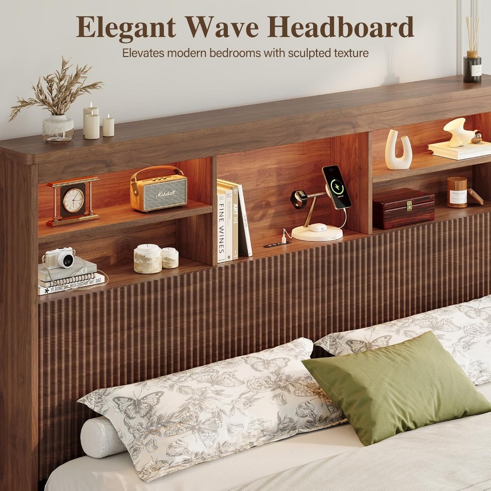 King Size Bed Frame with 4 Sto - King Size Bed Frame With Storage Drawers review and price