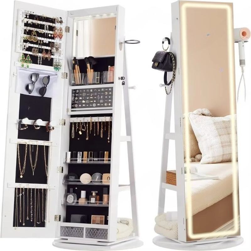 Standing Mirror Jewelry Cabine - Full Length Mirror Jewelry Armoire review and price