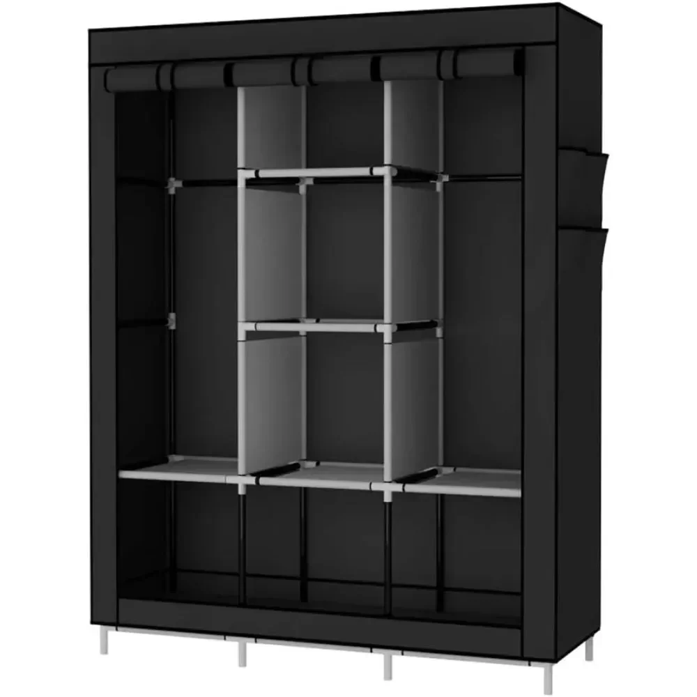 &Portable Wardrobe Closet Clot - Wardrobe Closet Portable Fabric Cover review and price